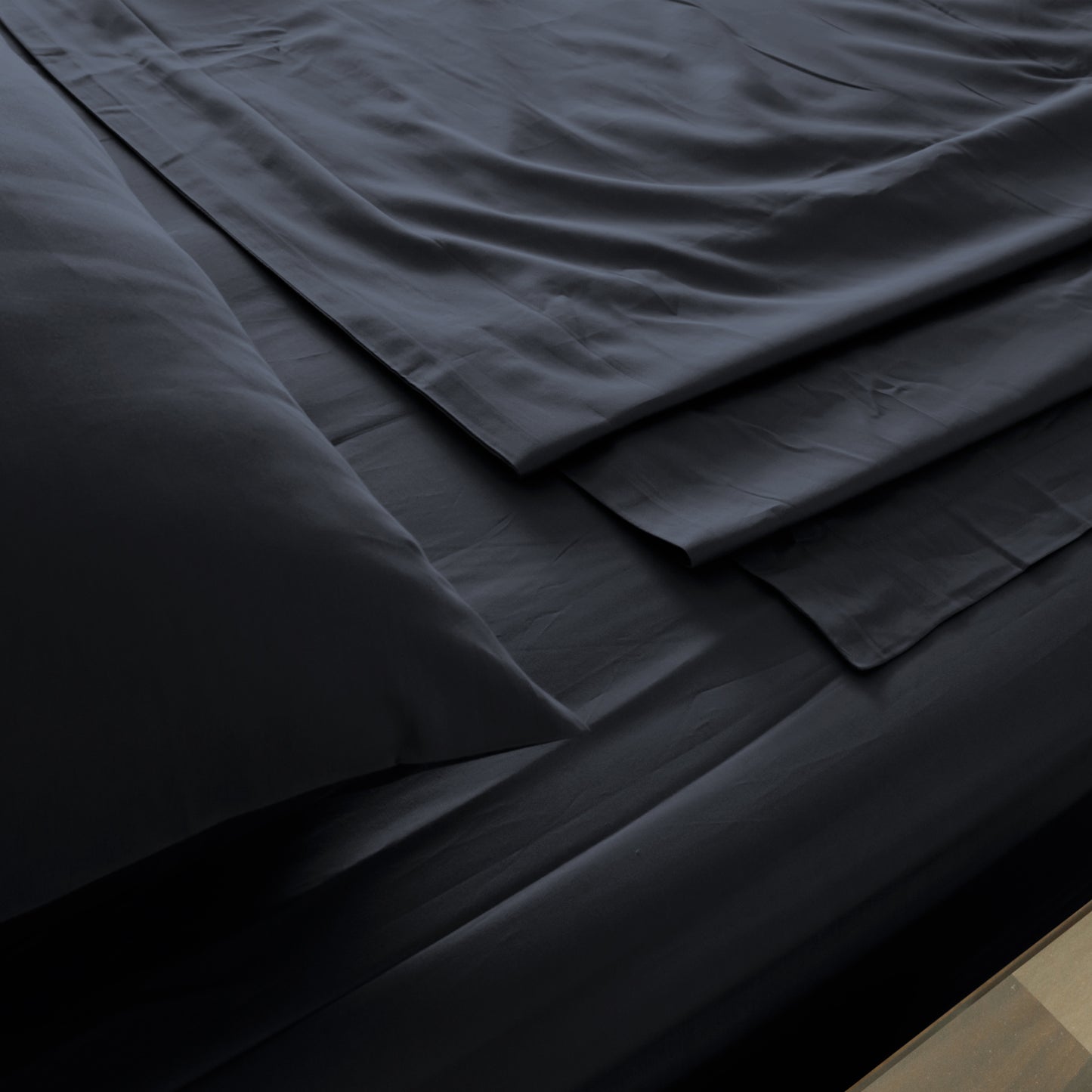 Royal Comfort 1000 Thread Count Bamboo Cotton Sheet and Quilt Cover Set - King - Charcoal