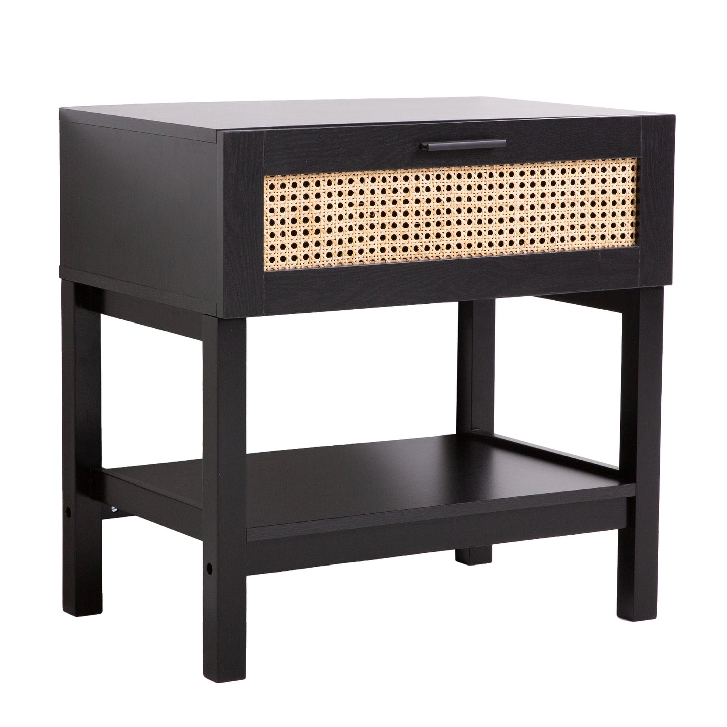 Casa Decor Rattan Minimal Bedside Table