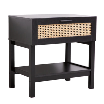 Casa Decor Rattan Minimal Bedside Table