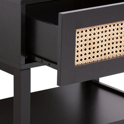 Casa Decor Rattan Minimal Bedside Table