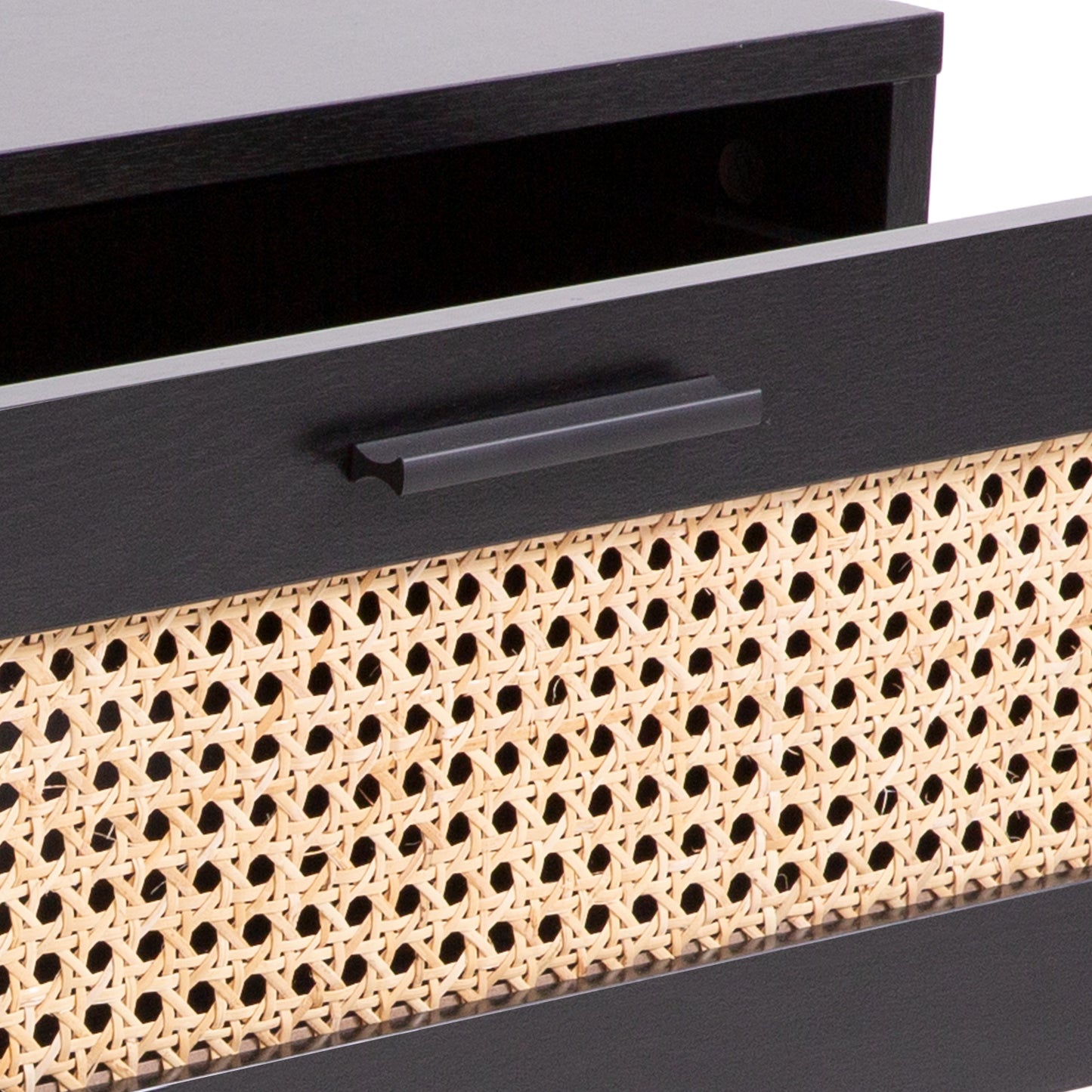 Casa Decor Rattan Minimal Bedside Table