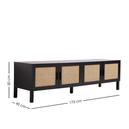 Casa Decor Tulum Rattan Entertainment Unit