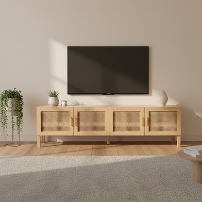 Casa Decor Santiago Rattan Entertainment Unit
