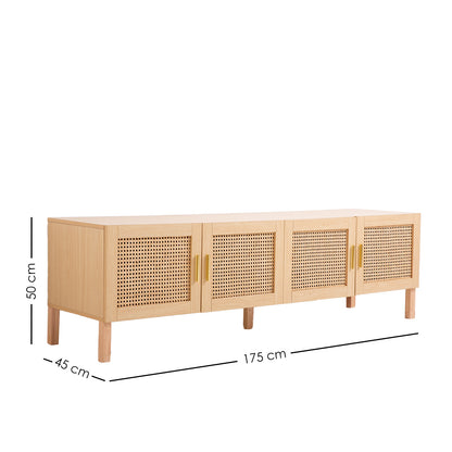 Casa Decor Santiago Rattan Entertainment Unit
