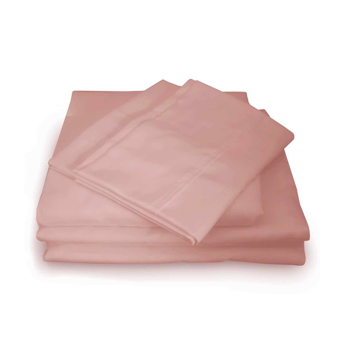 Royal Comfort 1000TC Bamboo Cotton Sheets Pillowcases Set Ultrasoft - Blush