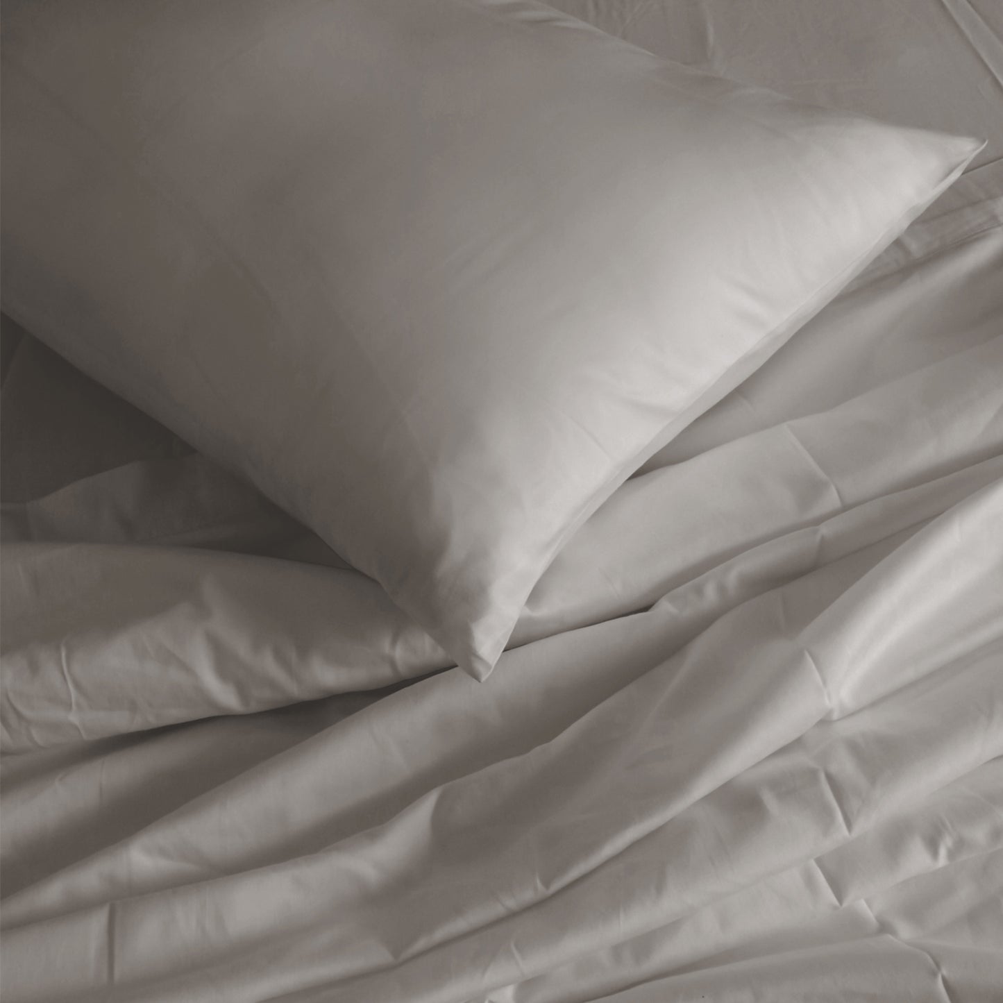 1000TC Bamboo Cotton Sheets Pillowcases Set Ultrasoft- Dove