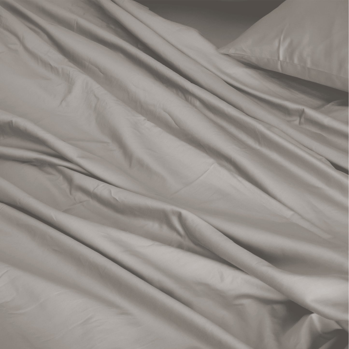 1000TC Bamboo Cotton Sheets Pillowcases Set Ultrasoft- Dove