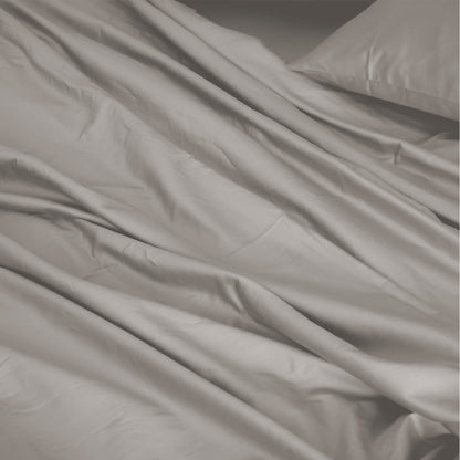 1000TC Bamboo Cotton Sheets Pillowcases Set Ultrasoft- Dove