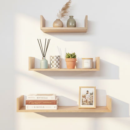 OSLO THREE PIECE SHELF KIT (OAK)