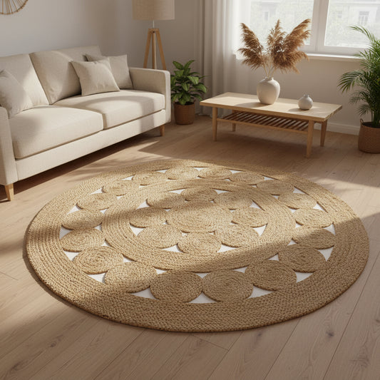 Atrium Pilu Natural Rug 200 x 200cm
