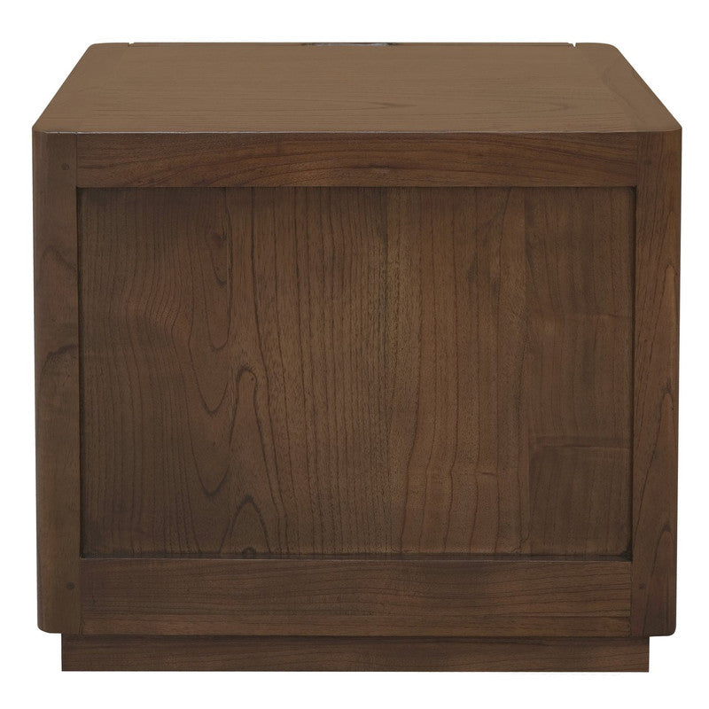 Gatsby 2-Drawer Bedside Table (Walnut)