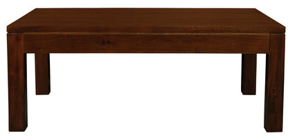 Solid Mahogany Timber Coffee Table - Light Pecan