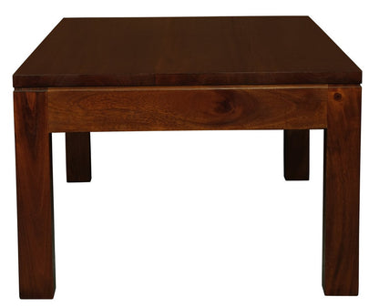 Solid Mahogany Timber Coffee Table - Light Pecan