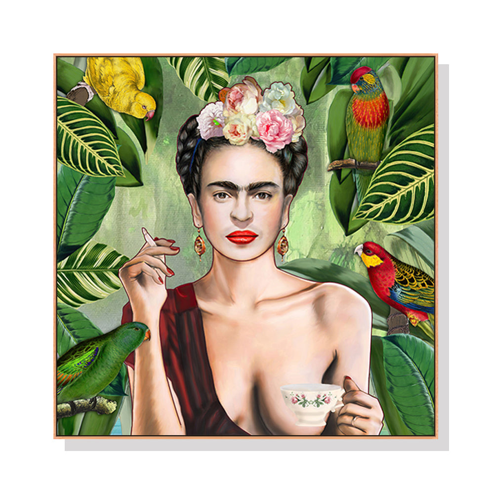 Frida Kahlo Wood Frame Canvas