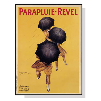 Parapluie Revel Black Frame Canvas