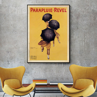 Parapluie Revel Black Frame Canvas