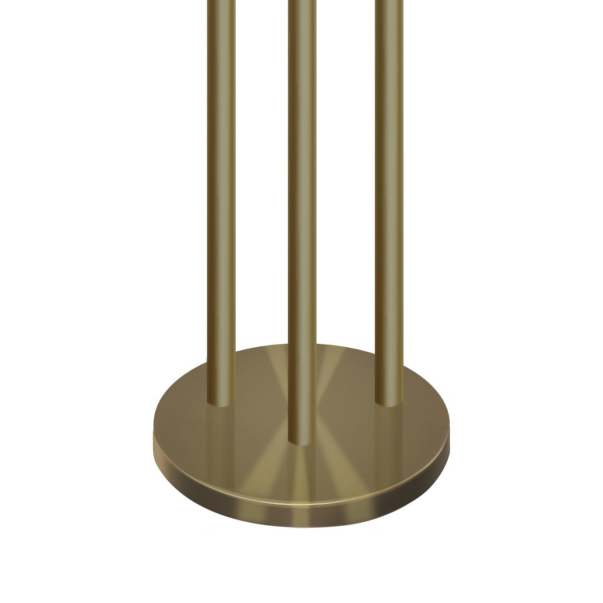 Sarantino Three Metal Shade Modern Floor Lamp