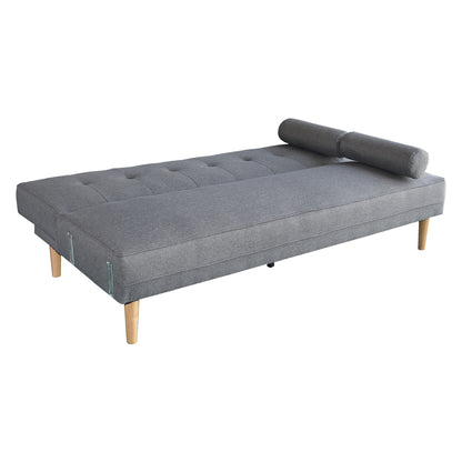 Sarantino Madison Sofa Bed Light Grey Linen Suite