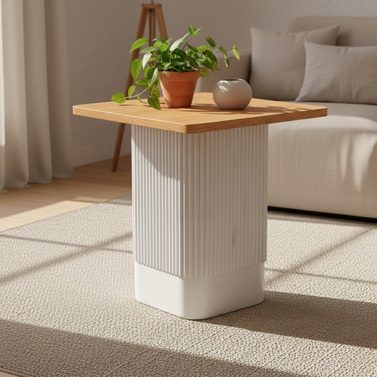 Clara Dusk Natural Side Table
