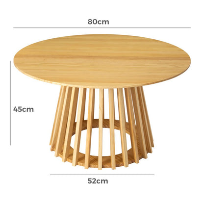 Palmer Coastal Haven Natural Modern Coffee Table