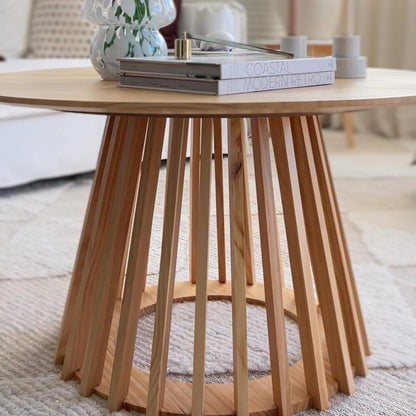 Palmer Coastal Haven Natural Modern Coffee Table