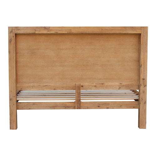 Nowra Bed Frame in Solid Wood Veneered Acacia- Oak