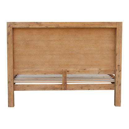 Nowra Bed Frame in Solid Wood Veneered Acacia- Oak