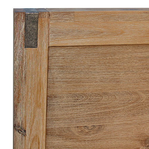 Nowra Bed Frame in Solid Wood Veneered Acacia- Oak