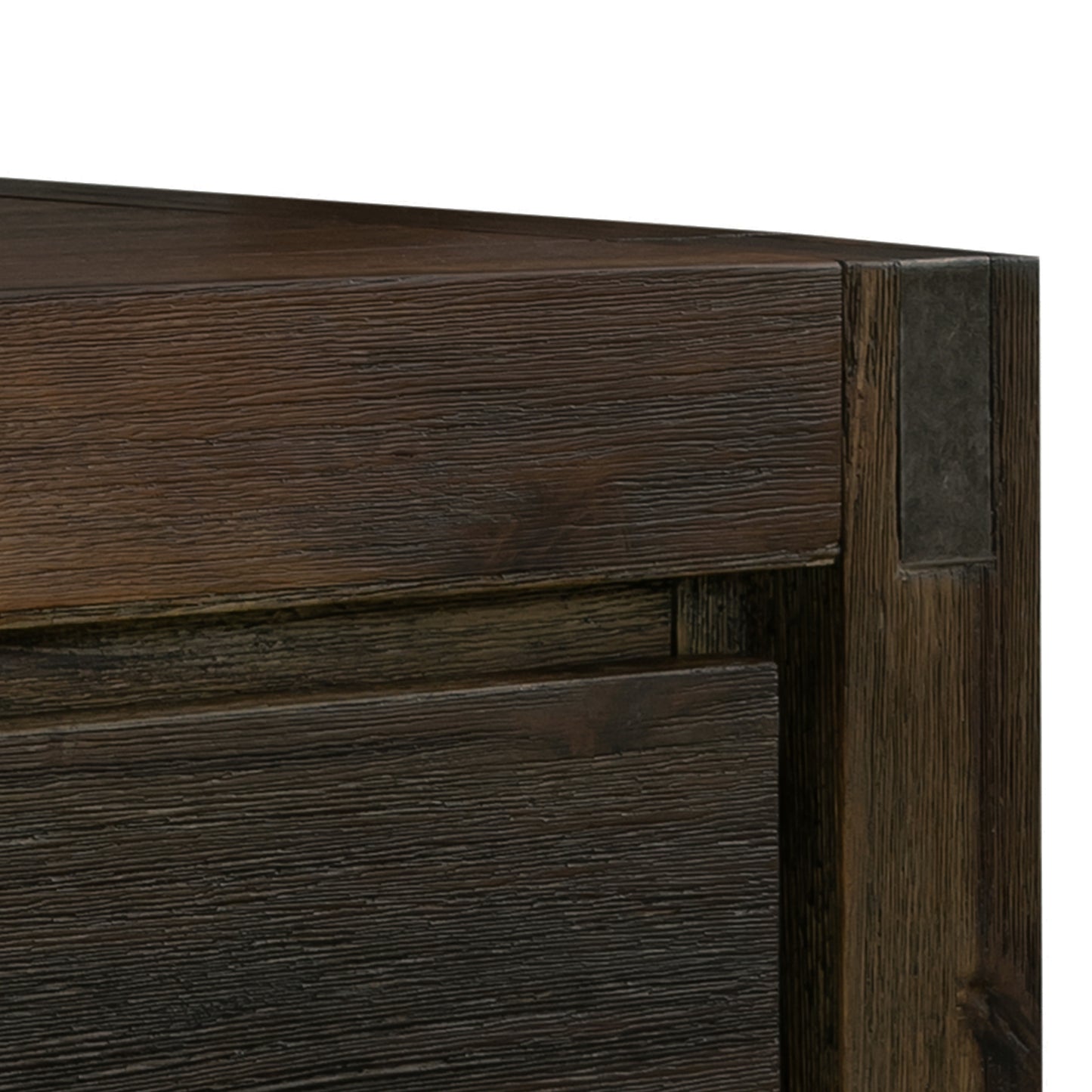 Coffee Table Solid Acacia Wood & Veneer - Chocolate