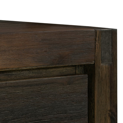 Coffee Table Solid Acacia Wood & Veneer - Chocolate