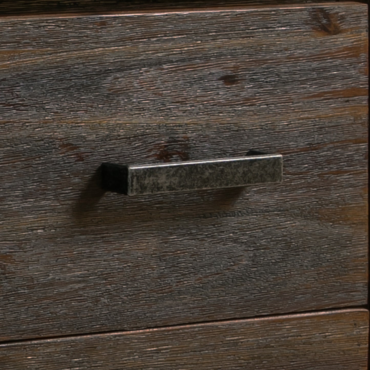 Coffee Table Solid Acacia Wood & Veneer - Chocolate