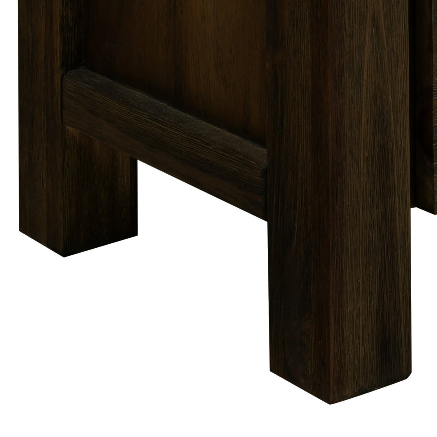 Coffee Table Solid Acacia Wood & Veneer - Chocolate