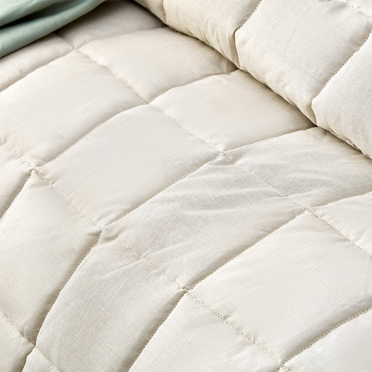 Vintage Design Homewares Natural French Linen Coverlet Set - King