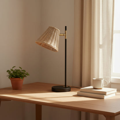 Yvette Rattan Table Lamp
