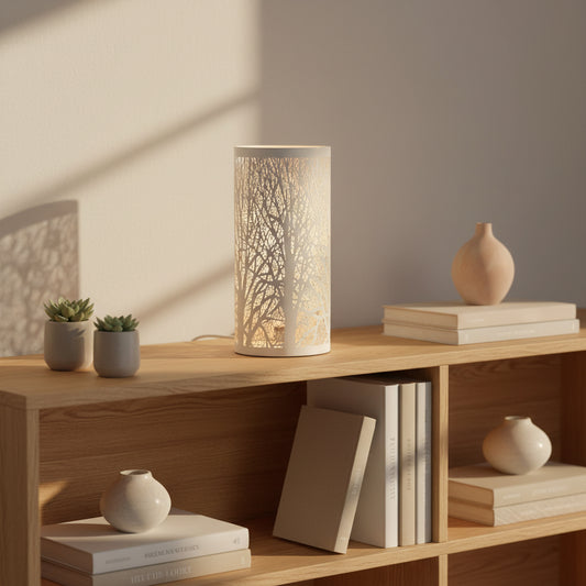 White Forest Table Lamp