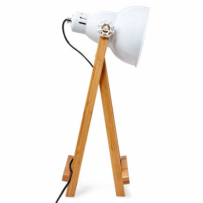Bamboo Easel Scandi Designer Desk Lamp