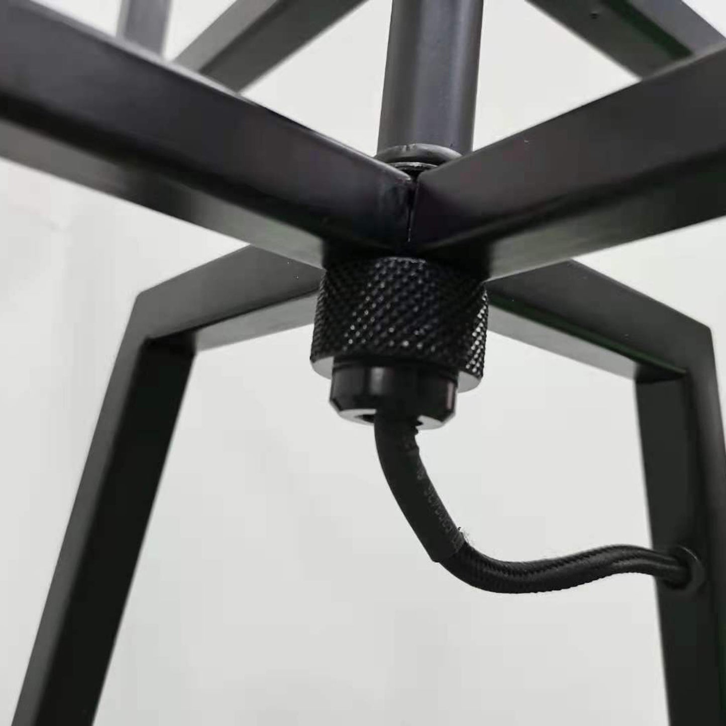 Modern Dimmable Floor Lamp w/ Linen Shade - Matte Black