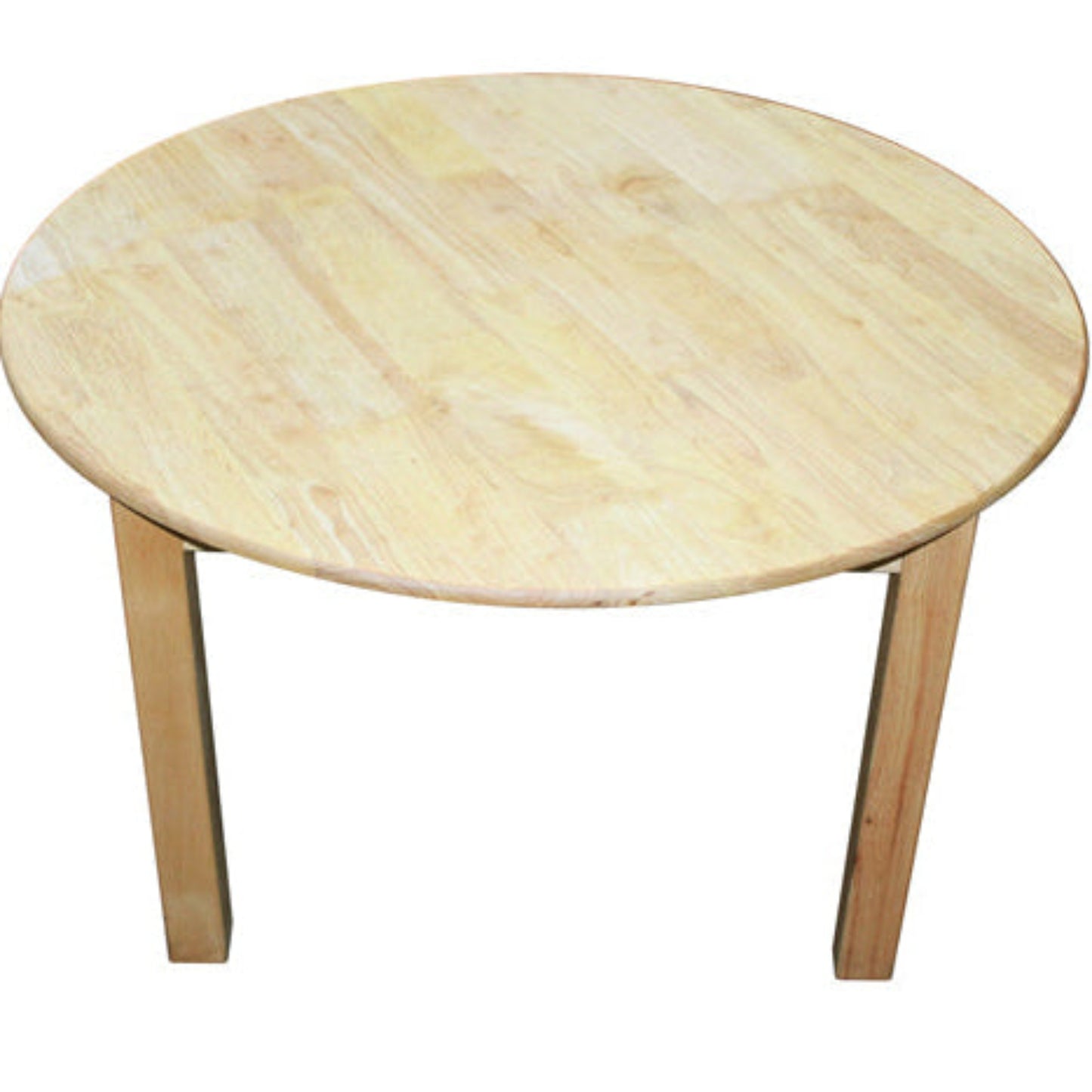 Rubberwood Round Table
