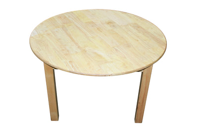 Rubberwood Round Table