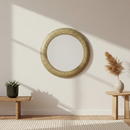 Moroccan Style Round Wall Mirror