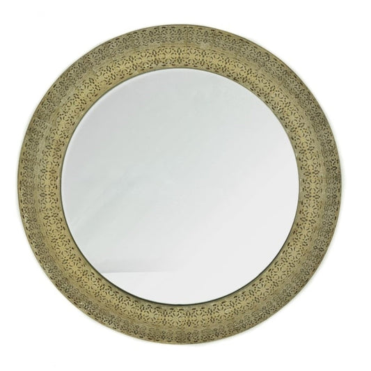Moroccan Style Round Wall Mirror 60cm