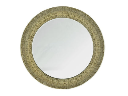 Moroccan Style Round Wall Mirror