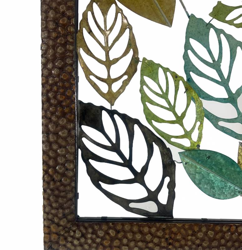 Xlarge Leaves Metal Wall Art 152x102cm