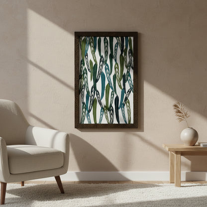 X-large Leaves Metal Wall Art
