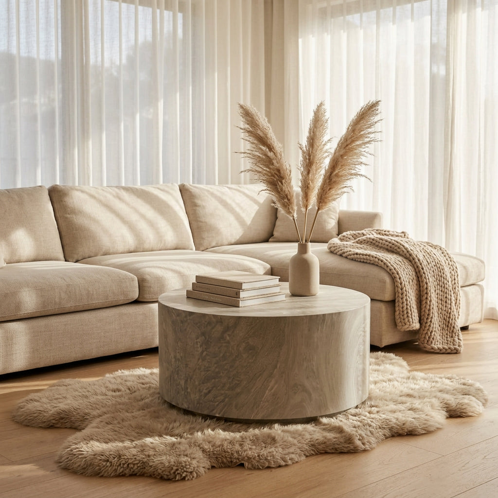 Pernille Haven Round Coffee Table - Grey