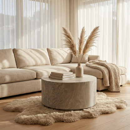 Pernille Haven Round Coffee Table - Grey