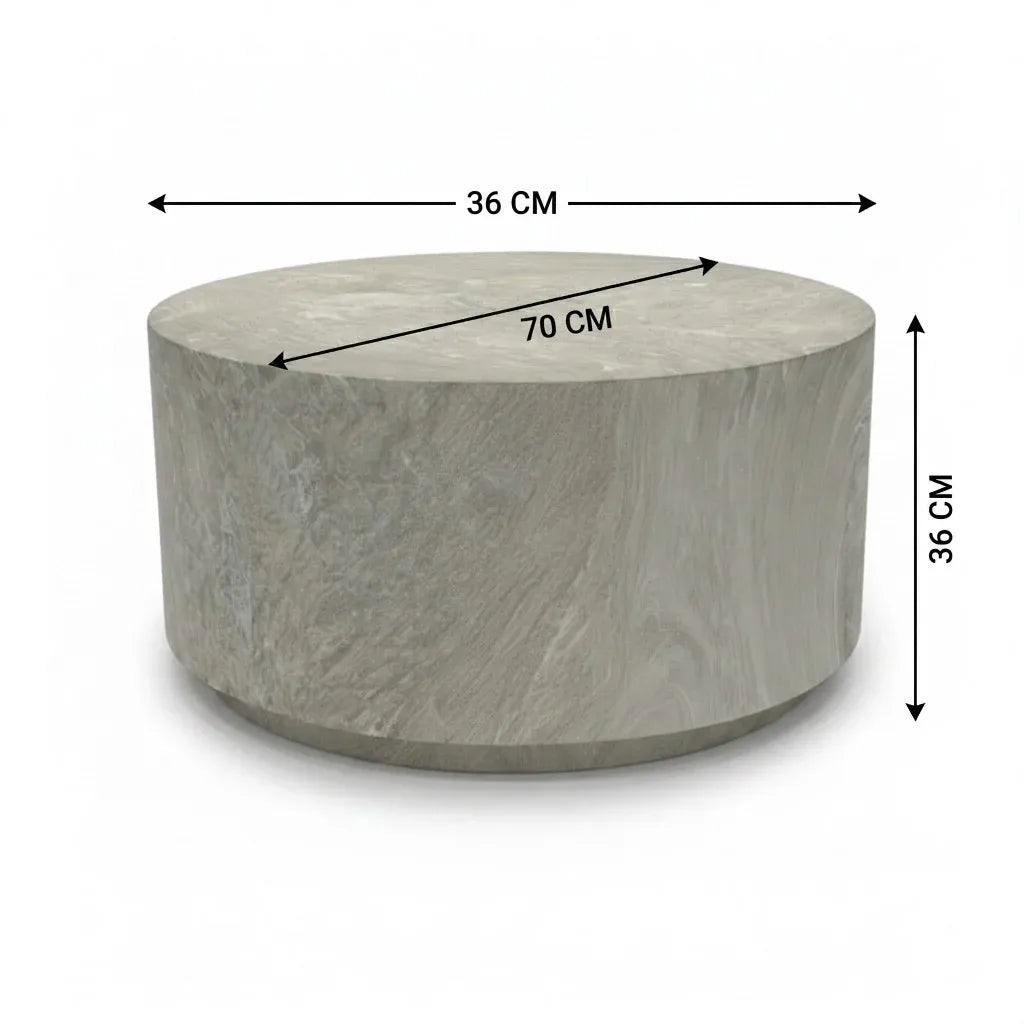 Pernille Haven Round Coffee Table - Grey