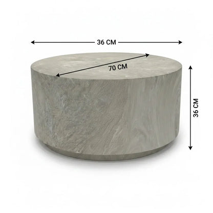 Pernille Haven Round Coffee Table - Grey