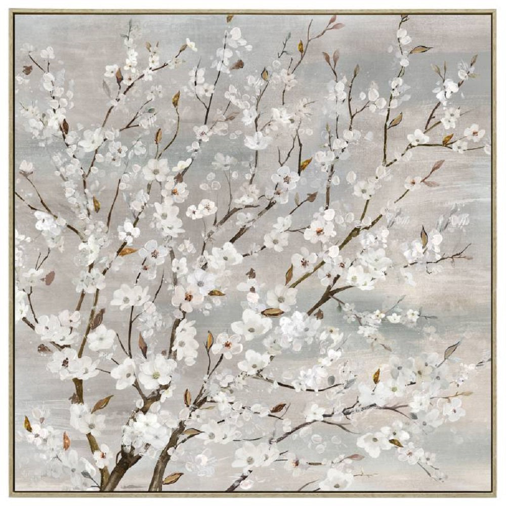 Wood Framed Blossom Canvas