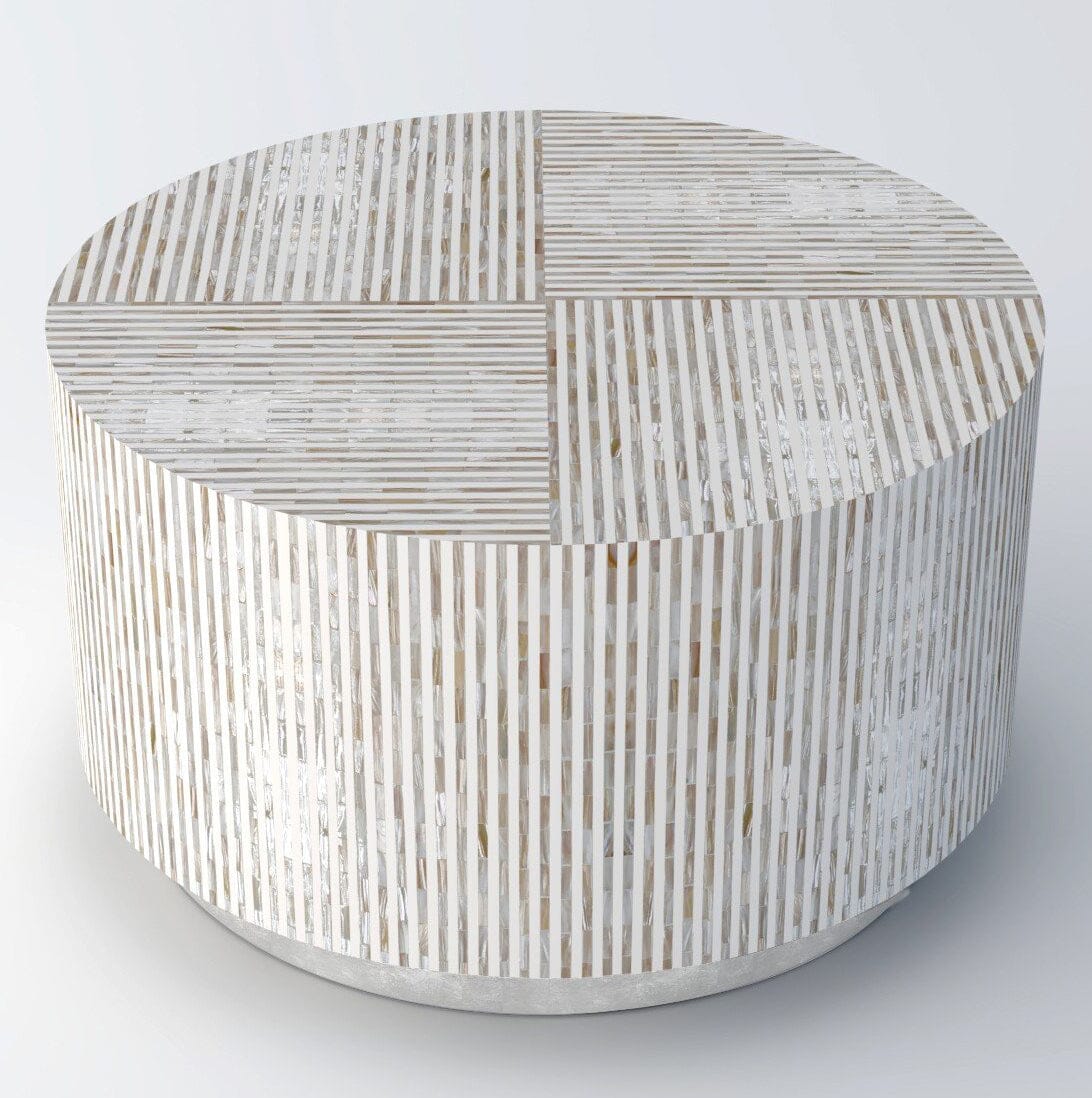 Mother of Pearl - hand made coffee table